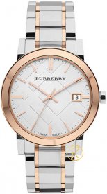 BURBERRY Two Tone Stainless Steel Bracelet BU9006