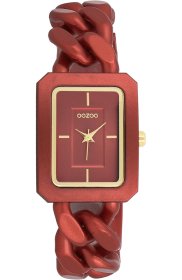 OOZOO Timepieces Red Plastic Bracelet C11277
