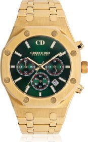 CARLO DALI Greece 2021 Chronograph Metal Green Limited CD.WA.0151.0259.GO.02