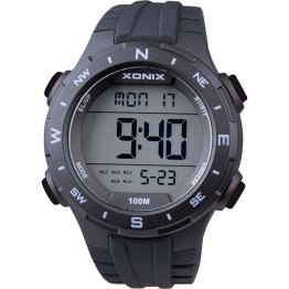 XONIX DAX-A06 Black Rubber Strap