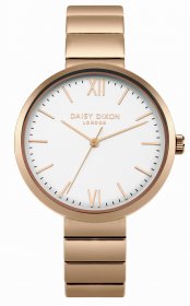 DAISY DIXON Victoria Rose Gold Metal Bracelet DD033RGM