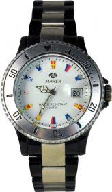 Marea Plastic Bracelet with Metal B41042/2