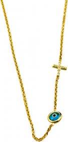 Χρυσό γυναικείο μενταγιόν 14K code GK0046