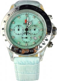 D-Watch Light Green Croco Leather Strap 9605-02