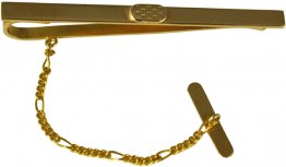 Χρυσό κλιπ γραβάτας 14Κ code GK0300