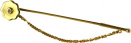 Χρυσή καρφίτσα πέτου 14Κ code GK0365