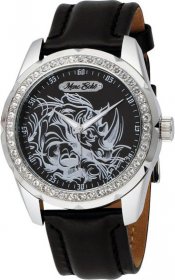 Marc Ecko Watch Black Leather Strap E95042G7