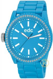 Edc by Esprit Ladies Watch Military Stone Starlet Cool Turquoise EE100752006