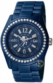 EDC BY ESPRIT DISCO TIME HORIZON BLUE WITH STONES EE900172003