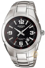 Casio EDIFICE Neobrite Black Dial Stainless Steel Bracelet EF-125D-1AVEF