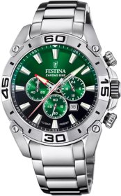 Festina Bike Chronograph Silver Stainless Steel Bracelet F20543/3