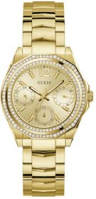 Guess Ritzy Crystals Multifunction Gold Stainless Steel Bracelet GW0685L2