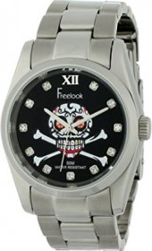 Freelook Men's Viceroy Skull Black Dial HA5304-1C