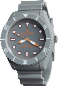 Hoops Under Water Grey Rubber Strap 2479M05