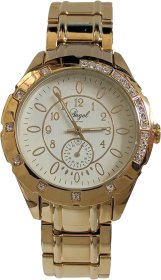 ANGEL Crystal Ladies Gold Stainless Steel Bracelet A10052102