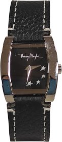 Thierry Mugler Black Leather Strap 4703801/2