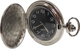 Quartz Silver Plated pocket watch RA19