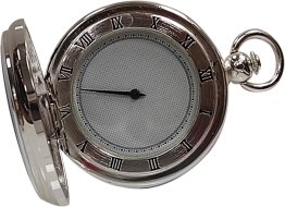 Quartz Silver Plated pocket watch Q61478