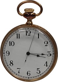 Quartz Gold Plated pocket watch Q61486