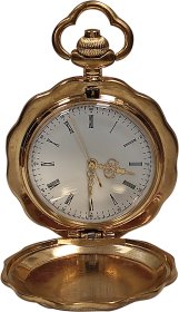 Quartz Gold Plated pocket watch Q61489