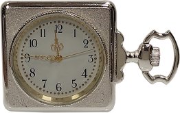 Quartz Silver Plated pocket watch Q61484