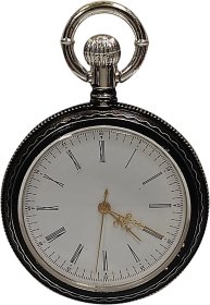 Quartz Silver Plated pocket watch Q61514