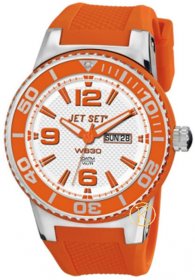 JET SET WB30 Orange Rubber Strap J55454-868
