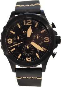 FOSSIL Nate Chrono Brown Leather Strap JR1511