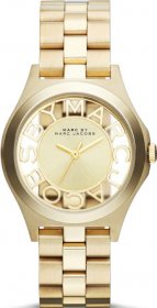 MARC BY MARC JACOBS Henry Skeleton Gold Stainless Steel Bracelet MBM3292