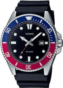 Casio MDV-107-1A3VEF Men's Black Rubber Strap