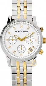 Michael Kors Watch Women's Ritz Two Tone Bracelet MK5057