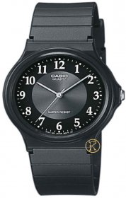 Casio Men's Collection Black Rubber Strap MQ-24-1B3L