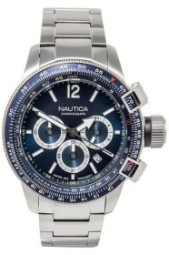 Nautica Silver grey Stainless Steel NAPBFCF02