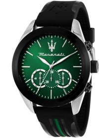 Maserati Traguardo Chronograph Black Rubber Strap R8871612043