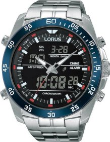 Lorus Analog-Digital Alarm Chronograph RW623AX9