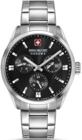 Swiss Military Hanowa Roadrunner Advanced Silver Stainless Steel Bracelet SMWGK0005601