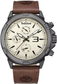Timberland Mens watch Brown Leather Strap TDWGF9002903