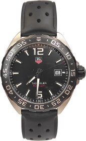 TAG Heuer Formula 1 Black Rubber Strap WAZ1110.FT8023