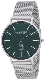 U.S. Polo Assn. Austin Silver Stainless Steel Bracelet USP7258GR