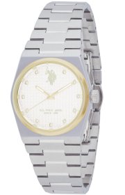 U.S. Polo Assn. Jamie Silver Stainless Steel Btacelet USP8396YG