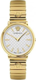 Versace V-Circle Gold Stainless Steel Bracelet VE8104822
