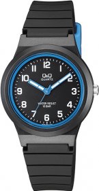 Q&Q Black Rubber Strap VR94J005Y