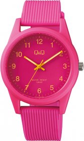 Q&Q Fuchsia Rubber Strap VS12J009Y