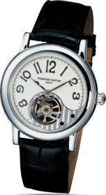 Frederique Constant Heart Beat Manufacture Automatic Black Leather Strap FC-910ASR3H6