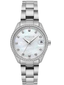 Vogue Mini Crystals Silver Stainless Steel Bracelet 614384