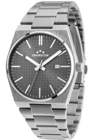 Chronostar Supreme Silver Stainless Steel Bracelet R3753315008