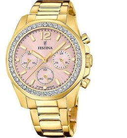 Festina Boyfriend Gold Stainless Steel Bracelet F20609/4