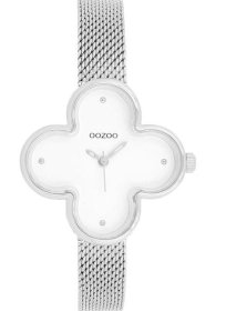 Oozoo Timepieces Silver Metallic Bracelet C11527