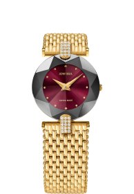 Jowissa Facet Strass Swiss Ladies Watch J5.014.M
