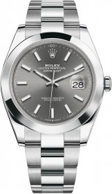 ROLEX Slate Dial Oyster Perpetual Datejust 41 126300